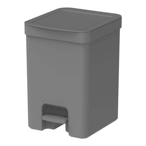 Tacho de basura con Pedal 12lts Ou LX4100CHF Gris Trium