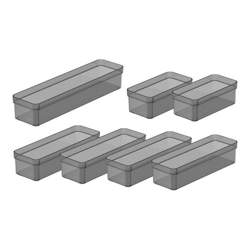 Set Organizador de Cajones 7 piezas Ou Kte1200fm Translucido