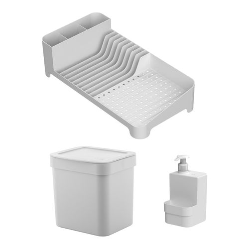 Set de limpieza cocina 3 piezas compact Ou Kte127bcf Blanco