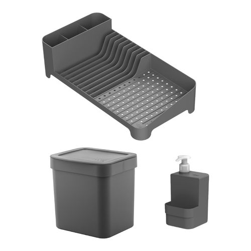 Set de limpieza cocina 3 piezas compact Ou Kte127chf Gris