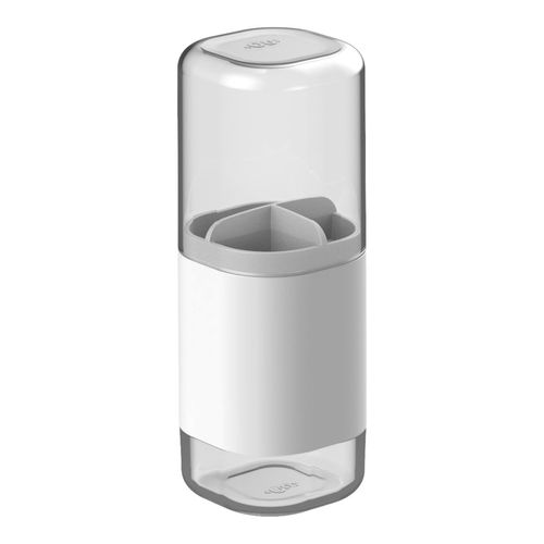 Soporte doble para cepillos de dientes Ou Ped900bcf Blanco