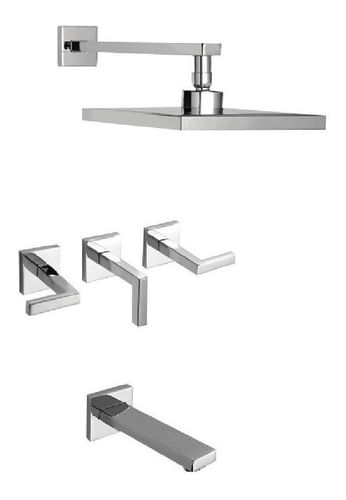 Griferia Ducha Bañera Piazza Unique Lever 22906 C. Cerámico