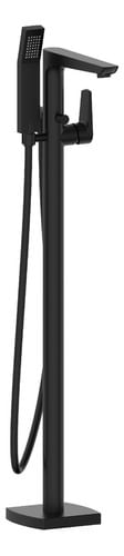 Griferia Piso Piazza Duchador Pie Bañera 54010 Negro Mate