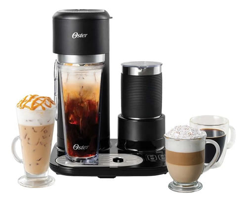 Cafetera Oster Obvstdc02b Latte 4 En 1 Black Color Negro