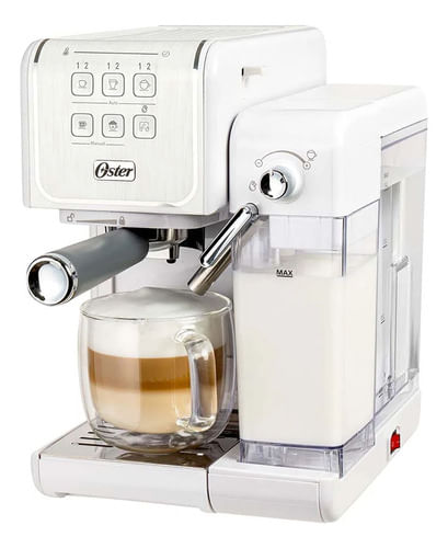 Cafetera Espresso Oster Touch 3 En 1 Cápsulas Color Blanco