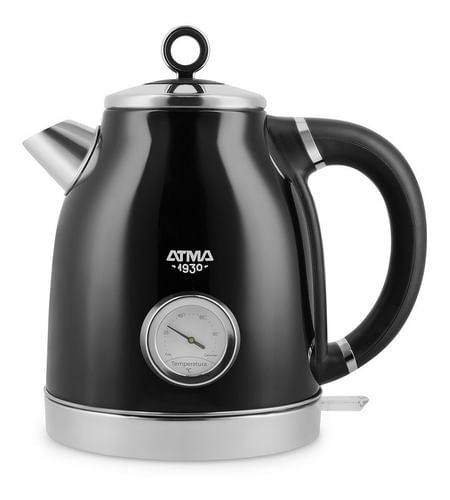 Atma Peatp21vbp Pava Eléctrica Hervidora 1.7l Vintage Negro