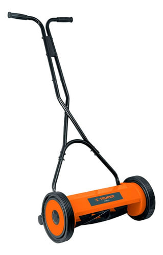 Podadora Manual Pasto Truper De 15  Doble Traccion Naranja