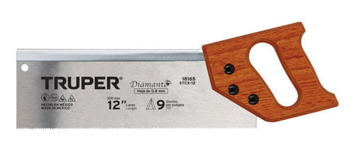 Serrucho 12' Diamante, De Costilla, 9 Dpp Truper 18165