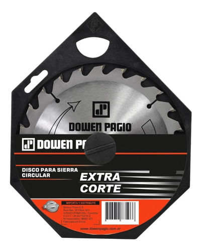 Disco Sierra Circular 185 Mm 24 Dientes Dowen Pagio 9998633
