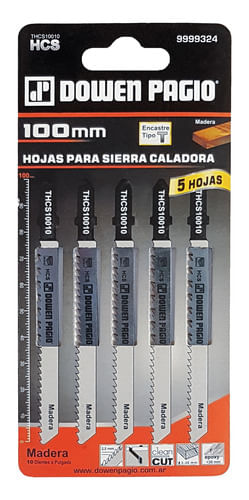 Hoja De Sierra P/madera 10 Dientes Dowen Pagio 9999324