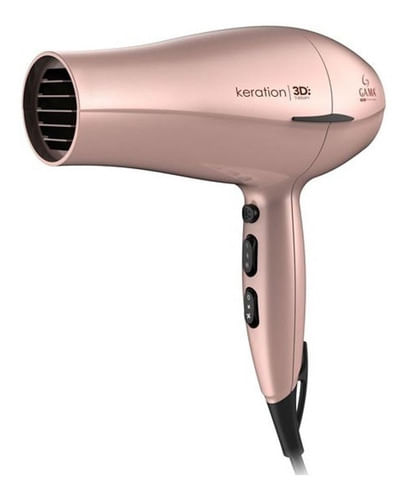 Secador De Pelo Ga.ma 3d Therapy Keration Potenza 3d Rosa