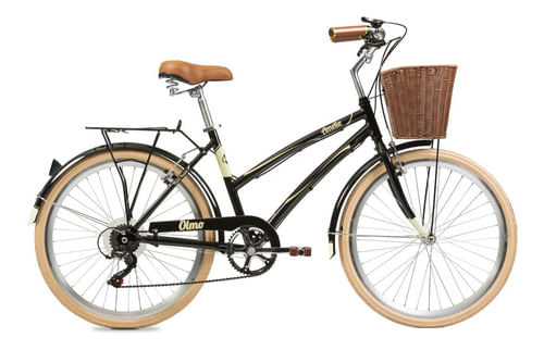 Bicicleta Olmo Amelie Plume 26 6 Velocidades Negro