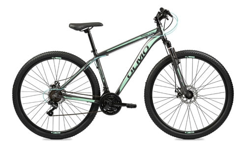 Bicicleta Olmo Wish 290 Negro Y Verde Rodado 29 Suspensión