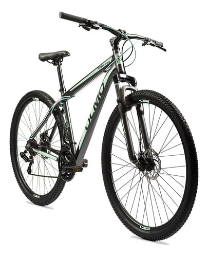 Bicicleta Olmo Wish 290 Negro Y Verde Rodado 29 Talle 20