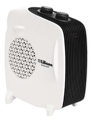 Caloventor Eléctrico Liliana Cfh510 Blanco Y Negro