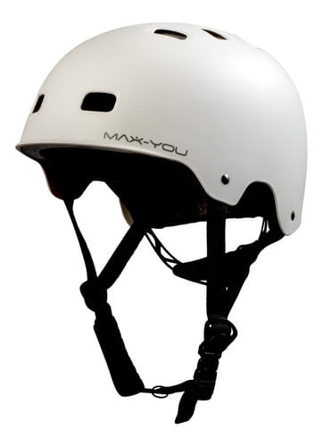Casco Protector Max-you Vh62 Color Blanco Mate Talle Medium
