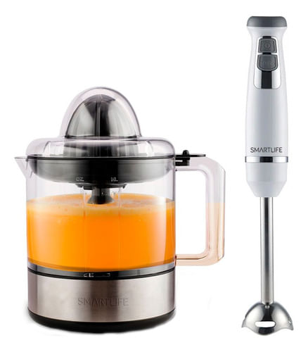 Combo Exprimidor Smartlife Jc3400 + Minipimer Sm6038w