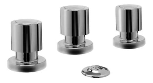 Grifería Bidet Doble Comando Hydros Viva Plus 403911 - Acabado Cromado