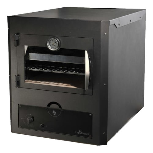 Horno Tromen Trhg A Gas Para Mesada Color Negro