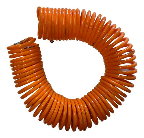 Manguera Espiralada Para Compresor 1/4 X15m Lusqtoff Mcl157