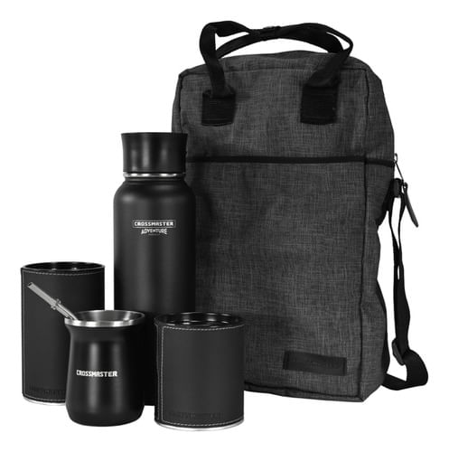 Set Matero Equipo Termo Mate Bombilla Yerbera  Crossmaster