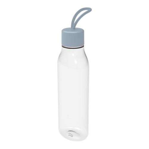 Botella  Liv Flat 700ml Ou Sq100 Color Azul Pet+pp Marmitou