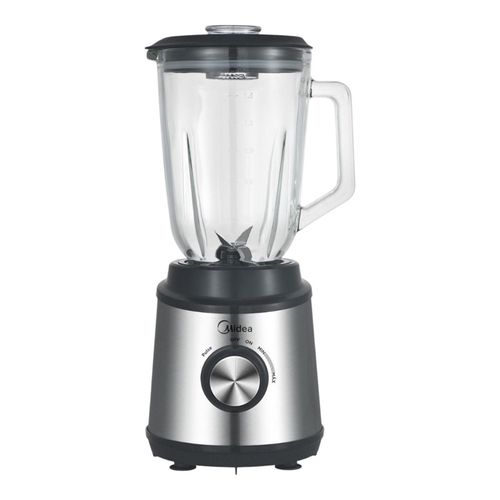 Licuadora Midea Tbm115xar1 Inox 1,5 Lts Con Jarra De Vidrio