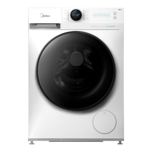 Lavarropas Carga Frontal Inverter Midea MF200W80WBW 8kg Color Blanco