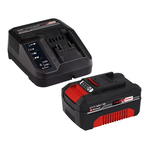 Batería Power XChange de 18V 4,0 Ah + Cargador Rápido Einhell 4512042 Starter
