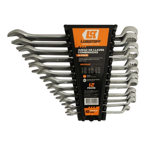 Juego de llaves combinadas Lusqtoff JLC129