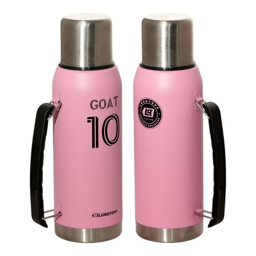 Termo 1 l manija y pico cebador rosa Lusqtoff TL19R