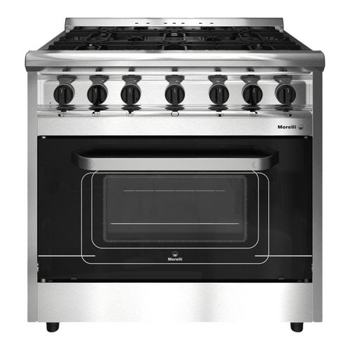 Cocina Inox Morelli Country 900 18037 Con Visor Multigas