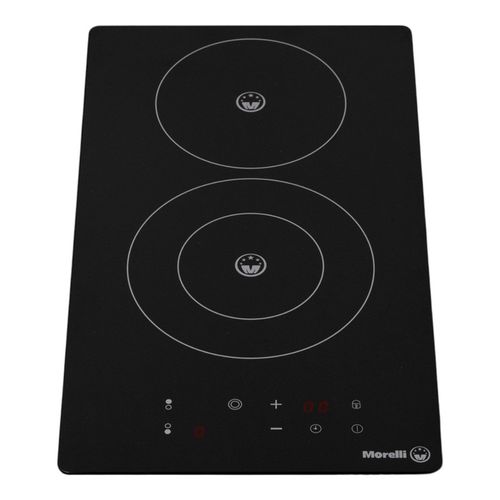 Anafe Morelli Vetro 700211 2 Hornallas 9 Niveles Panel Digital