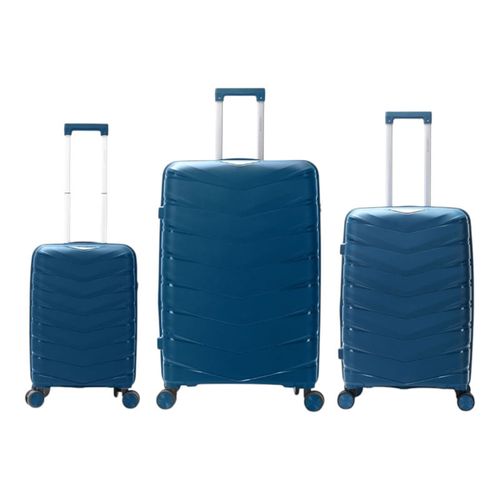 Set de Valijas Azul Oscuro Comb. Numérica Wanderlust 38086