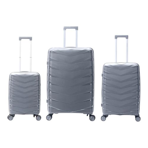 Set de Valijas Gris Claro Comb. Numérica Wanderlust 38082
