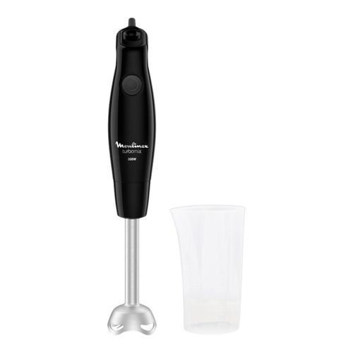 Licuadora de Mano Turbomix Inox Negra Moulinex DD1218AR