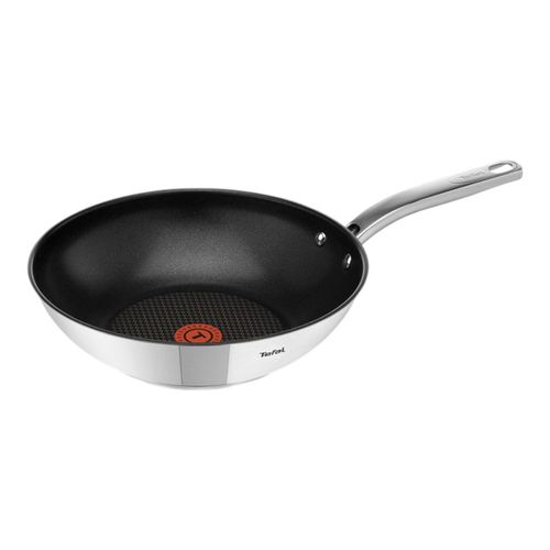 Wokpan Tefal 28 Cm Intuition B8171944 Acero Inoxidable
