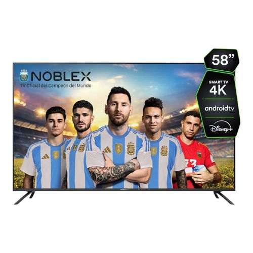 Smart TV Calidad 4K UHD Noblex DB58X7550 LED 58" Frec 60 Hz