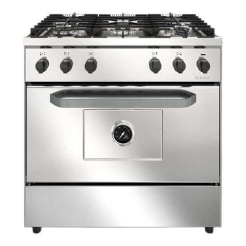 Cocina Industrial Morelli Saho 5 Hornallas Kuma 820 Puerta Ciega