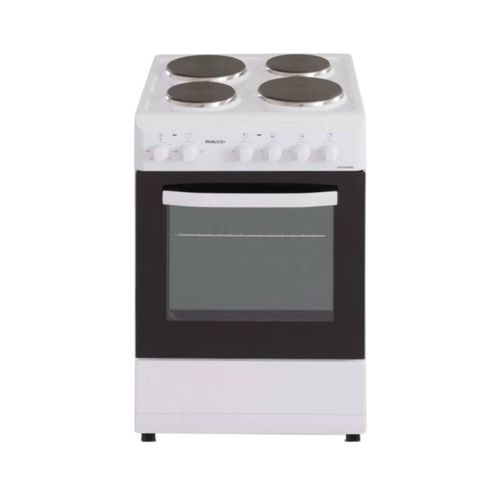 Cocina Eléctrica 60cm Philco PHCH060B 4 Hornallas Blanco
