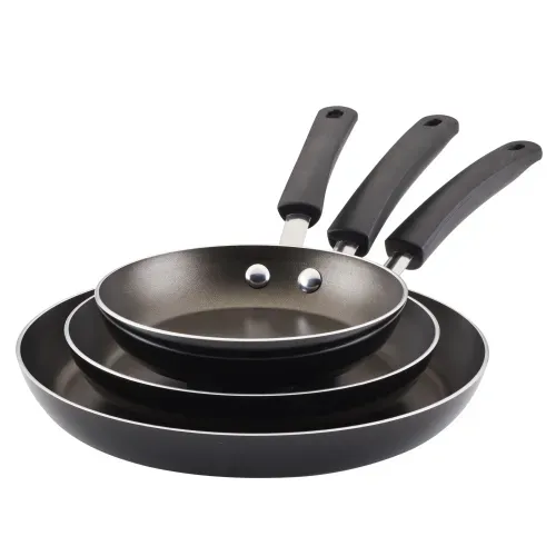 Set 3 sartenes 20 24 30cm Antiadherente Negro Farberware 22070