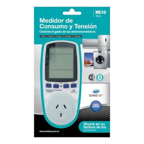 Medidor de Consumo y Tensión Stand By MC10