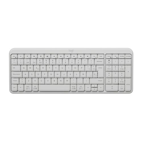 Teclado Bluetooth Logitech K250 Blanco