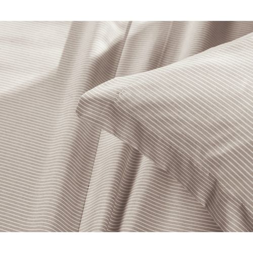 Juego de Sábana 3 Piezas Satinado 150x240 Beige Porcelana Altenburg